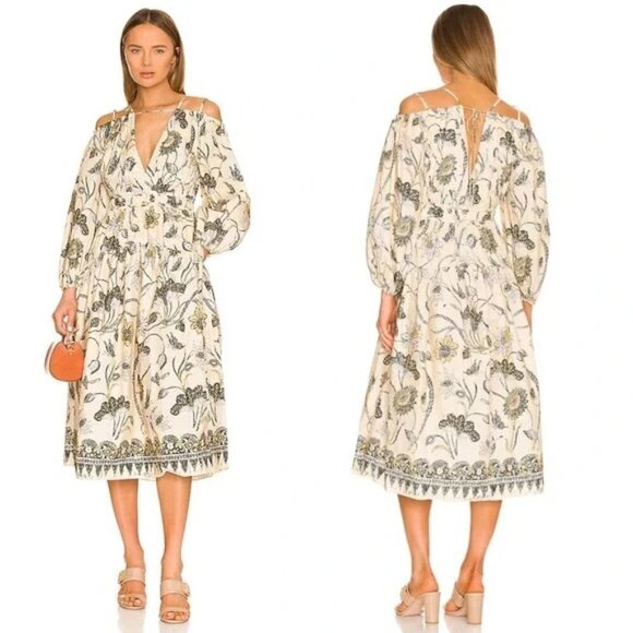 Ulla Johnson Dresses & Skirts - NWT Ulla Johnson Tahlia Midi Dress in Lemon Balm Size 4